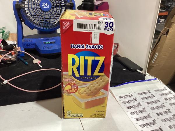 Lot # 546 Nabisco Handi-Snacks Ritz Crackers N Cheesy Dip (0.95 Ounce  30 Pack)
