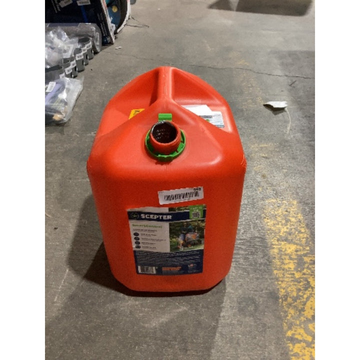 Lot # 696 Scepter 5-Gallon Fuel Container $49.98