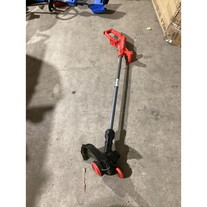 Lot # 1284 CRAFTSMAN 20V MAX Cordless String Trimmer CMCST915, 9000 RPM, Red-Black, Damaged Guard