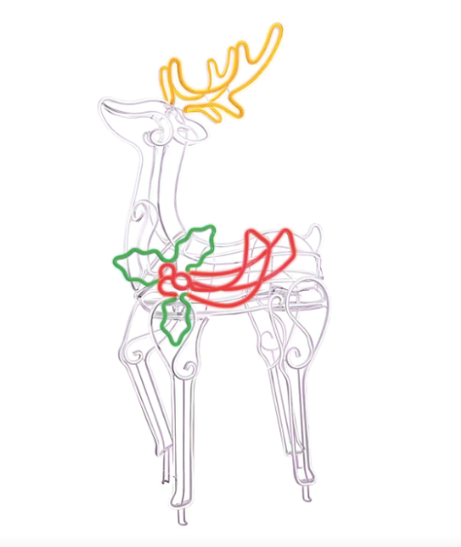 GE 60-Inches Reindeer Decor $198