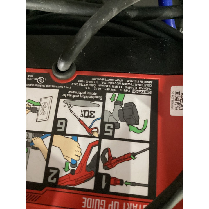 Lot # 2482 Craftsman Washer $35