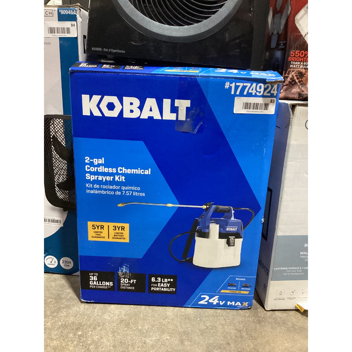 Lot # 83 Kobalt KSP 1124A-03 Sprayer $100