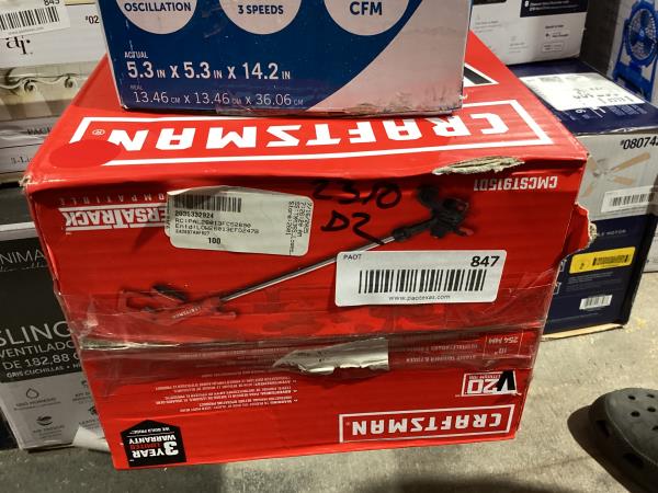 Lot # 847 Craftsman 20-Volt String Trimmer 2 Ah $99
