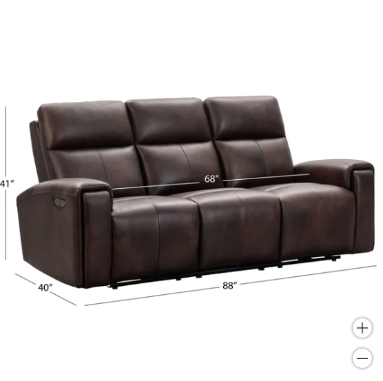 Keegan 2-piece Leather Power Reclining Set with Power Headrests