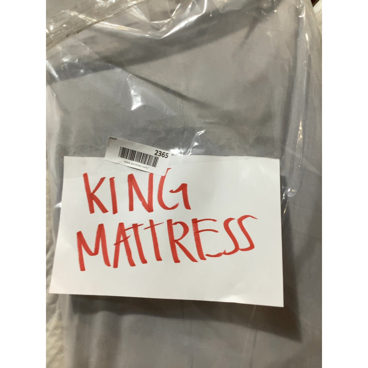 Lot # 2365 Gray King Mattress $200