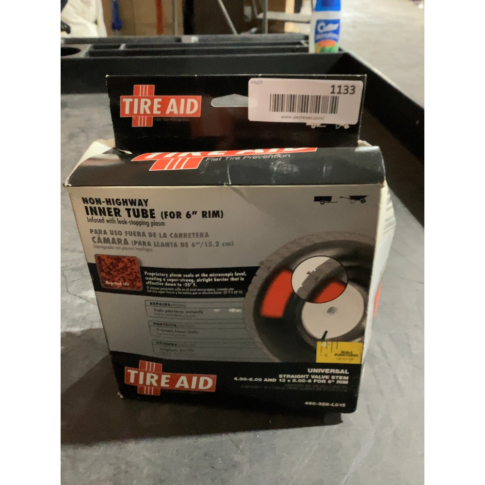 Lot # 1133 Tire Aid 4.00 X 6 In. Wheelbarrow Inner Tube $38