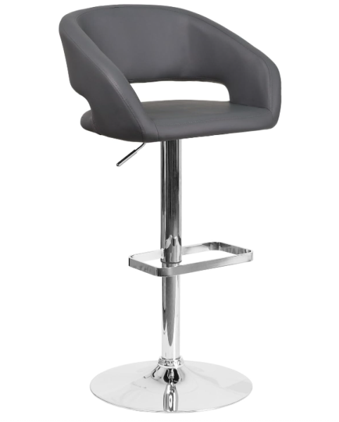 Lot # 1434 Flash Furniture Contemporary Barstool Gray $124