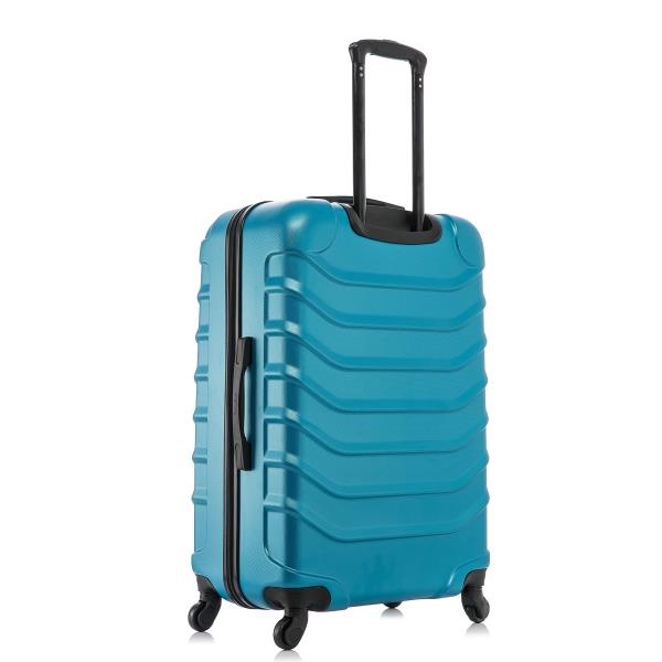 Lot # 1537 InUSA ENDURANCE Luggage with Spinner Wheels | Durable Lightweight Hardside Suitcase, Spacious Travel Bag with Handle and Trolley | 28-Inch Large Checked Luggage | Teal