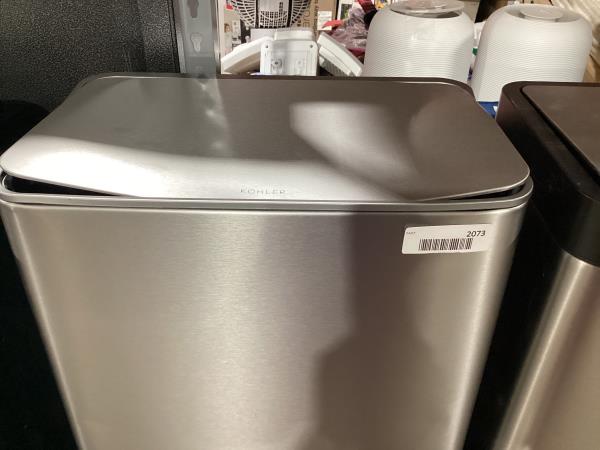 Lot # 2073 Stainless Steel Sensor Trash Can $59