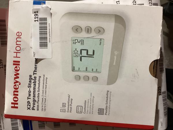 Lot # 1191 Honeywell Home Programmable Thermostat $80