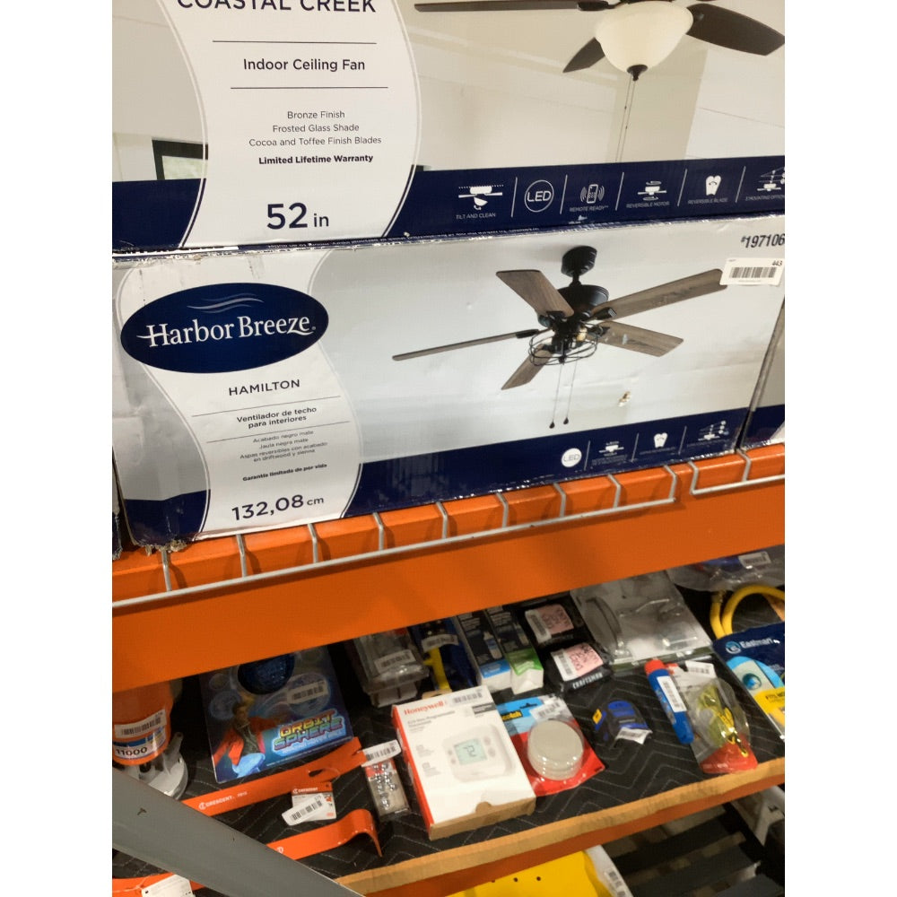 Lot # 443 Harbor Breeze Hamilton Ceiling Fan $150.00