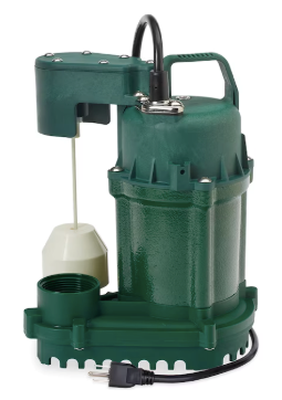 Lot # 1167 Zoeller 1/3HP 42GPM Submersible Sump Pump $209