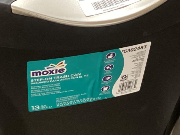 Lot # 1887 MOXIE Plastic Touchless Kitchen Trash Can $40