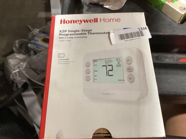 Lot # 1334 Honeywell Home Programmable Thermostat $50