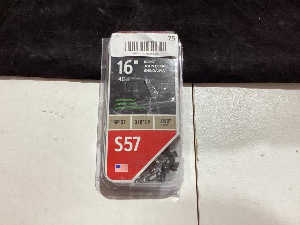 Lot # 75 S57 AdvanceCut Chainsaw Chain for 16 in. Bar $26