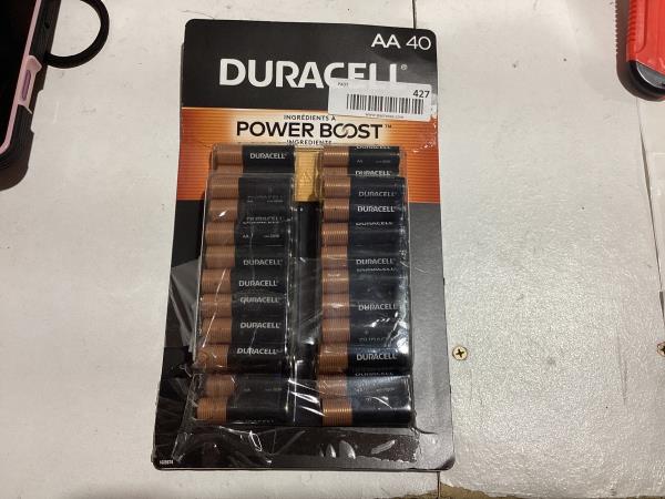 Lot # 427 Duracell Power Boost Coppertop AA Batteries $32