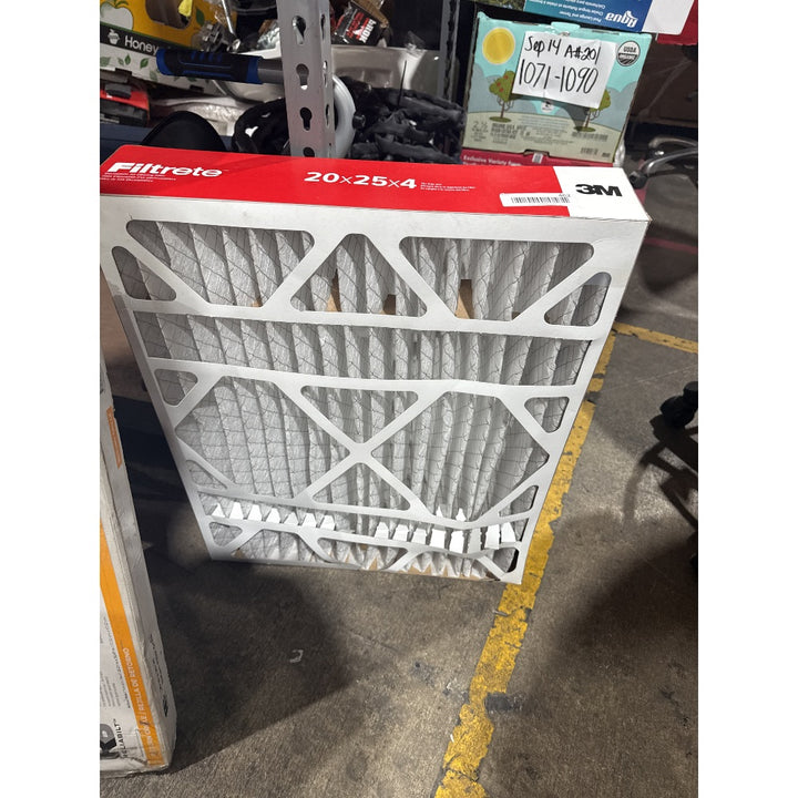 Lot # 462 Filtrete 20x25x4 Air Filter - $30
