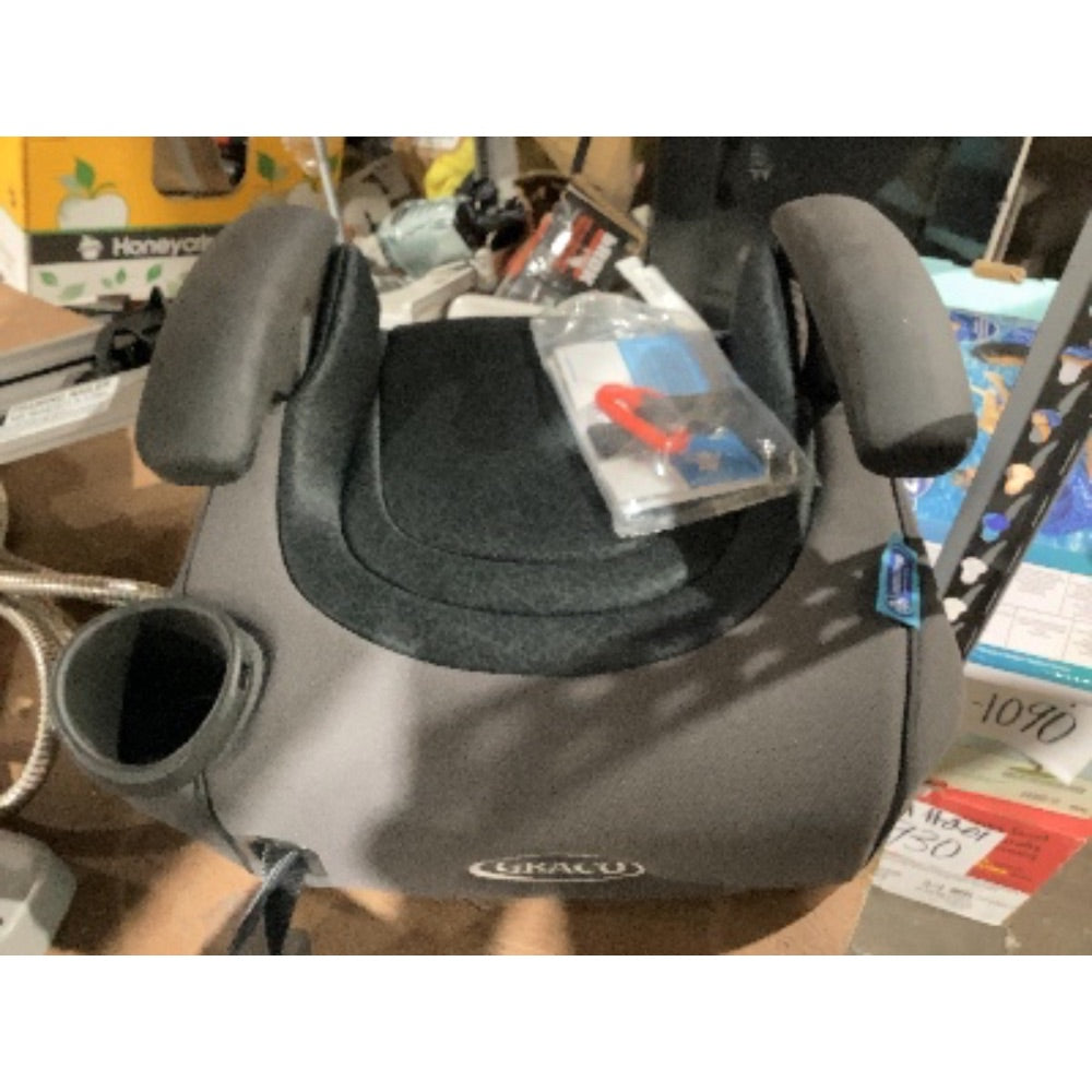 Lot # 514 Graco Protect Plus Dark Grey Booster Car Seat - $25