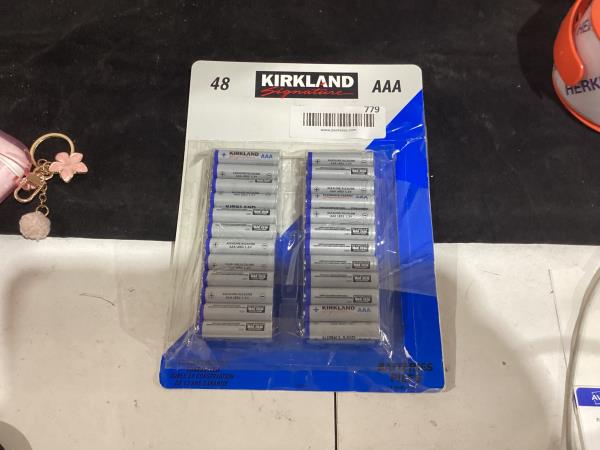 Lot # 779 Kirkland Signature AAA Plus Batteries $25