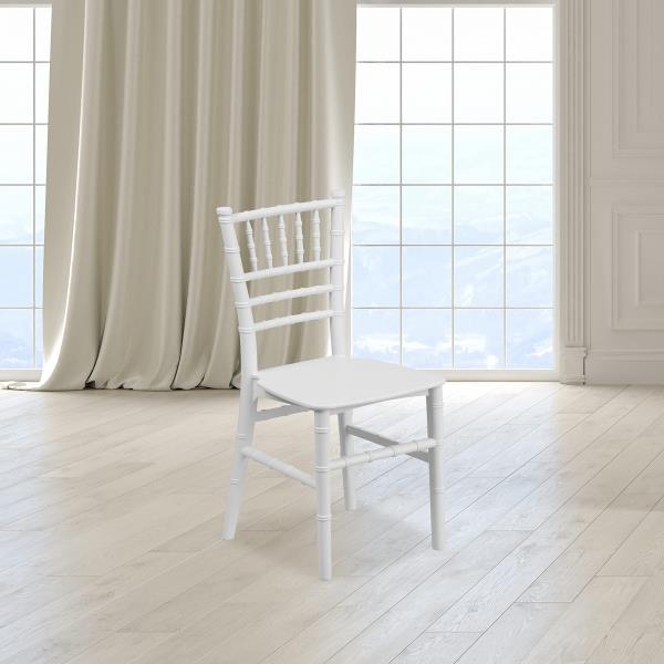 Lot # 2101 Hercules White Resin Kids Chiavari Chair $49