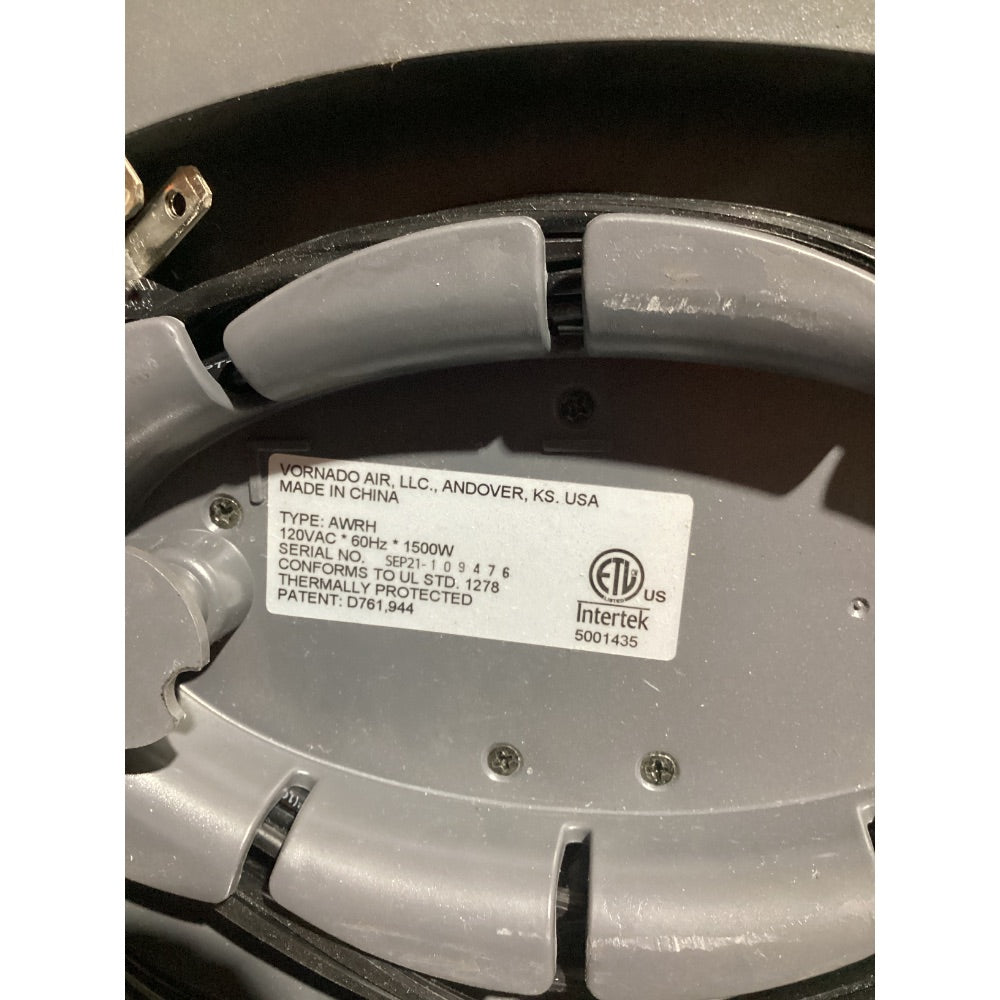 Lot # 550 Vornado Heater $50.00