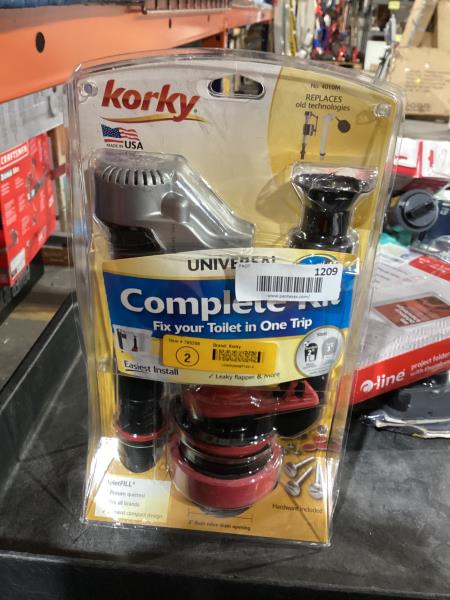 Lot # 1209 Korky Toilet Repair Kit $27.98