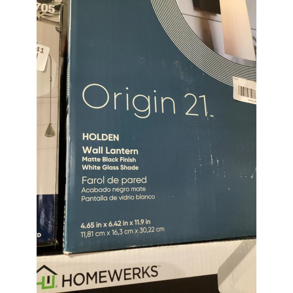 Lot # 943 Origin 21 Wall Lantern $21.00