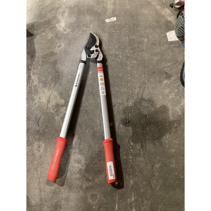 Lot # 1052 Corona DualLINK SL 3264 Bypass Lopper - Power Boosting, ComfortGEL Grips, 1-3/4 inch Capacity, Lifetime Warranty, Silver Red