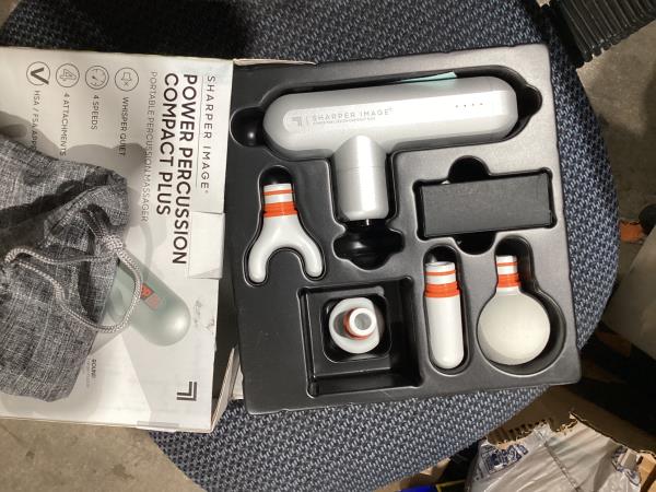 Lot # 306 Sharper Image Deep Tissue Massage Gun $80