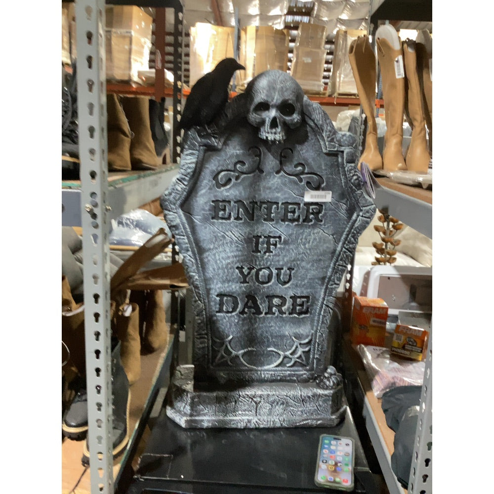 Lot # 2156 Haunted Living Tombstone $40.00