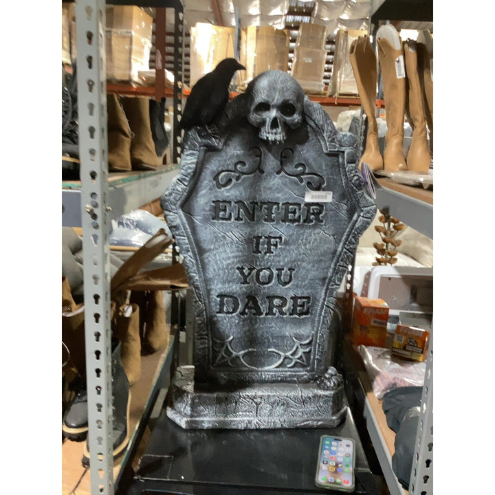 Lot # 2156 Haunted Living Tombstone $40.00