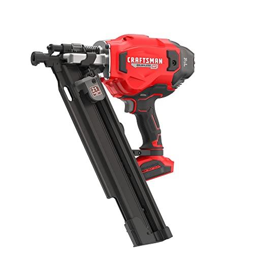 CRAFTSMAN V20 Brushless RP 3-1/4-in 21-Degree Cordless Roundhead Framing Nailer (Battery and Charger Not Included)