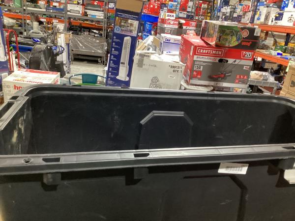 Lot # 1927 Kobalt X-large 31-Gallons Grey Weatherproof $40