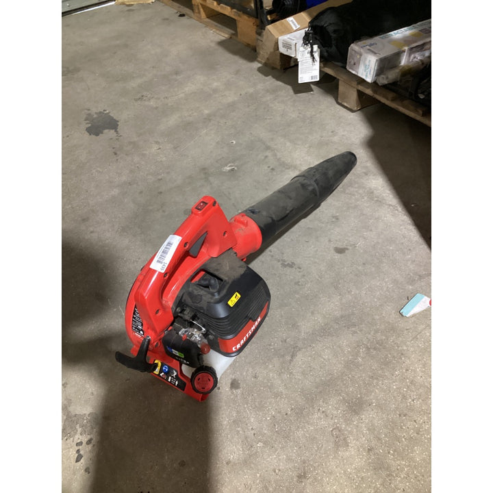 Lot # 1435 CRAFTSMAN Gas Leaf Blower, Powerful Handheld Design, Red and Black