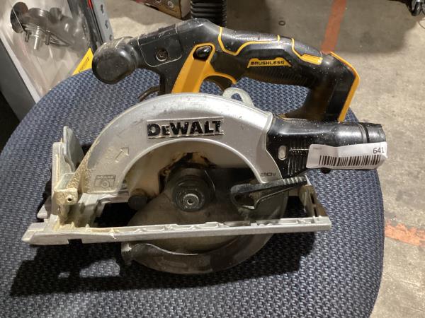 Lot # 641 DeWalt Cordless Circular Saw DCS565 $160
