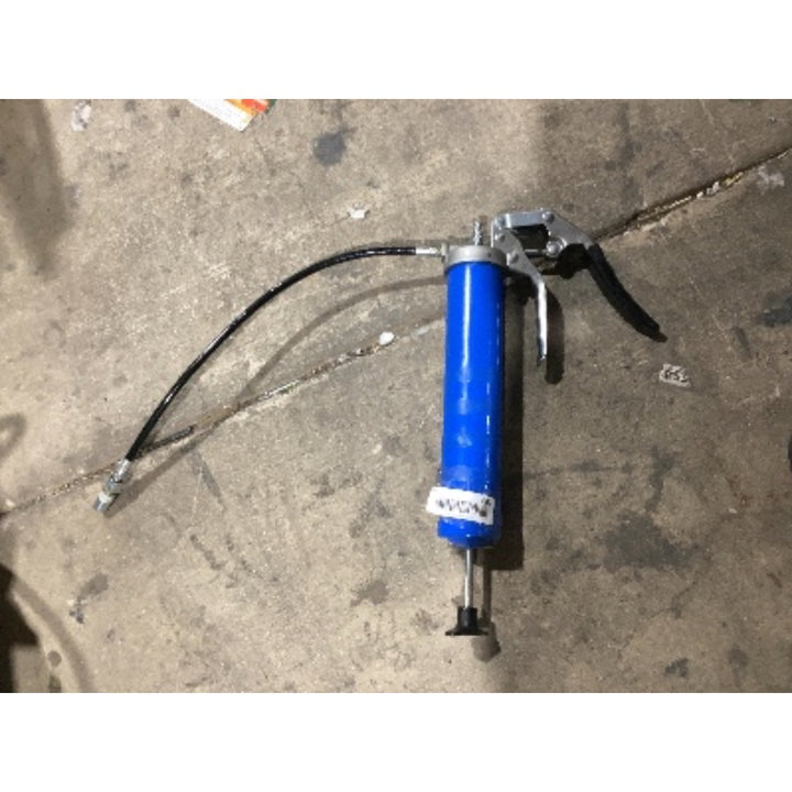 Lot # 662 Blue Lever-Action Grease Gun Model 16 $25