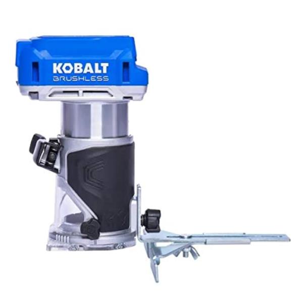 Lot # 434 Kobalt 24V MAX 1/4-in Variable Speed Brushless Fixed Cordless Router (Bare Tool Only)