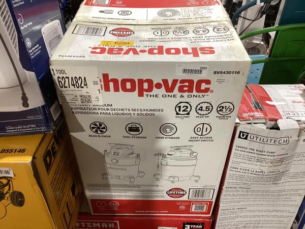Lot # 2022 Shop-Vac Wet Dry Vacuum $99