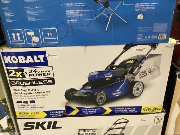 Lot # 1984 Kobalt Cordless Self-propelled Lawn Mower $499