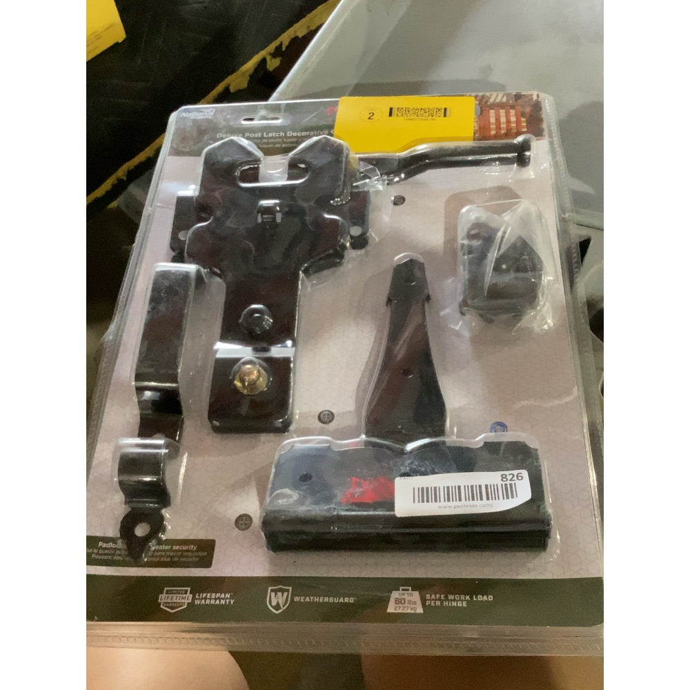 Lot # 826 National Hardware V8422 Gate Kit $32.58