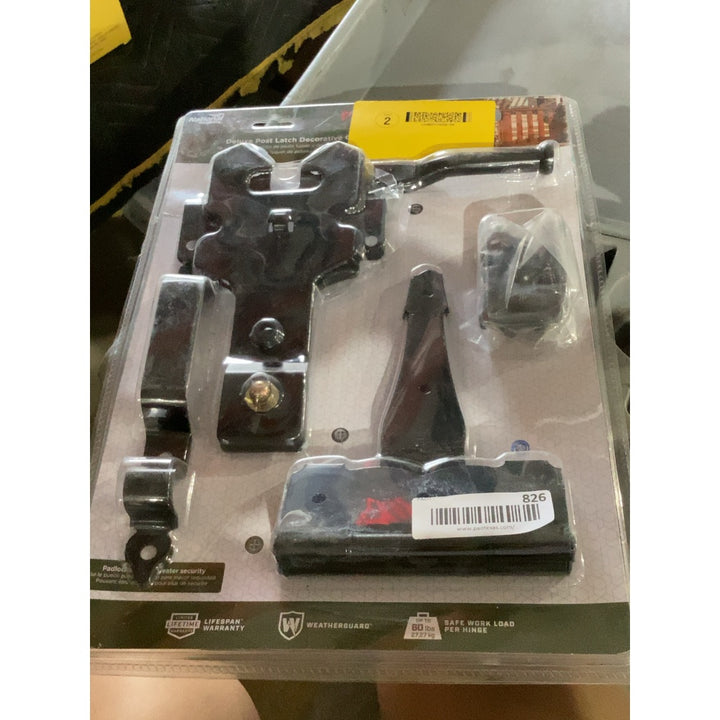 Lot # 826 National Hardware V8422 Gate Kit $32.58