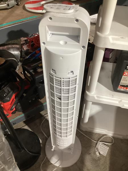 Lot # 2138 Lasko Tower Fan Oscillation 3 Speed $120