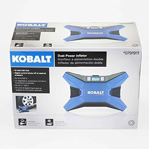 Lot # 1391 Kobalt 120v & 12v Air Compressor Inflator $77