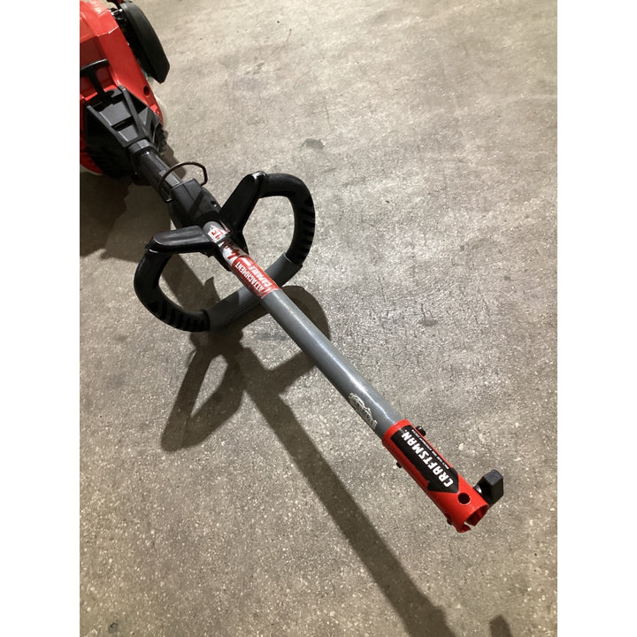 Lot # 1438 CRAFTSMAN CMXGTAMD25S Gas String Trimmer - Attachment Capable, Red/Gray