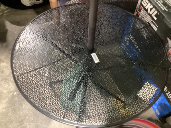 Lot # 2134 Flash Furniture Oia Round Outdoor Dining Table$140
