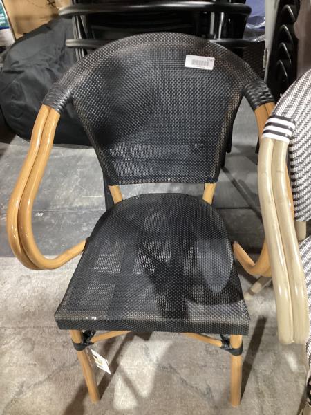 Lot # 2200 Flash Furniture Bistro Arm Chair C200 $125