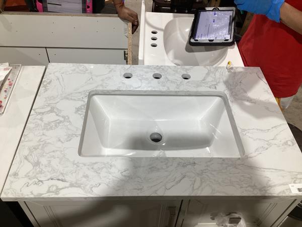 Lot # 2131 Eviva Houston 30 in. Vanity Marble Countertop $874