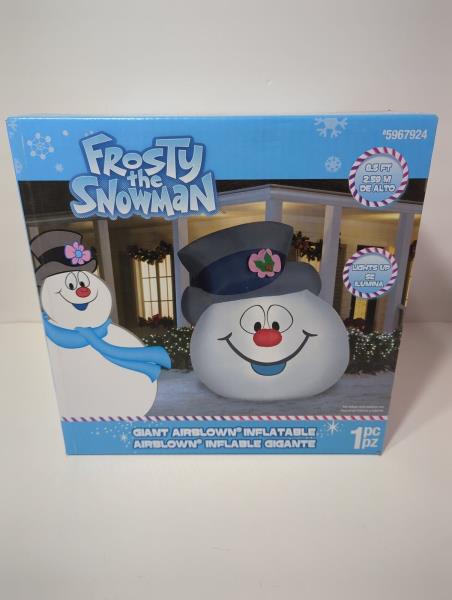 Lot # 1386 8.5 Ft Giant Frosty the Snowman Head Airblown $100