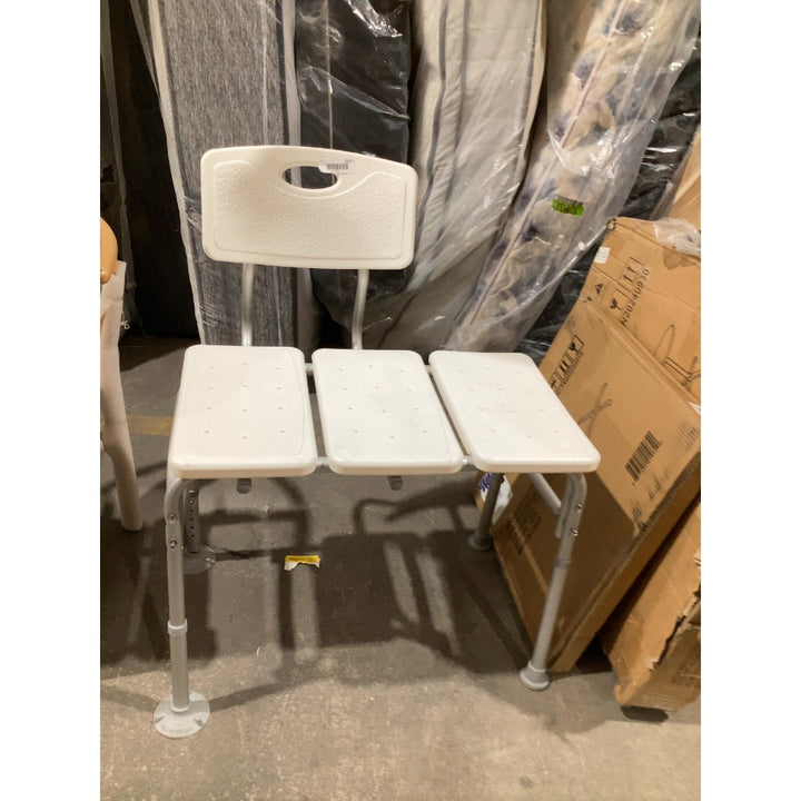 Lot # 2417 White Shower Bench $32.00
