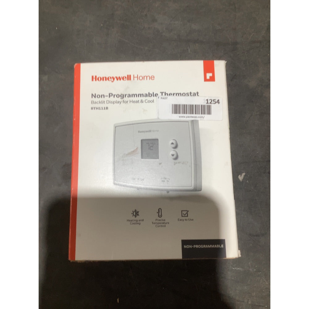 Lot # 1254 Honeywell Thermostat $30.95
